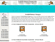 Tablet Screenshot of forklift-battery-charger.com